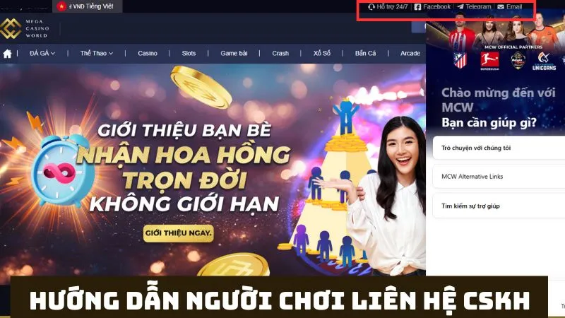 Cung cấp các bước liên hệ chăm sóc khách hàng 